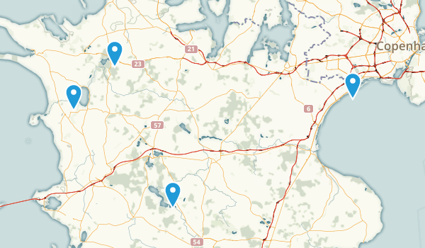 Sjælland, Denmark Map