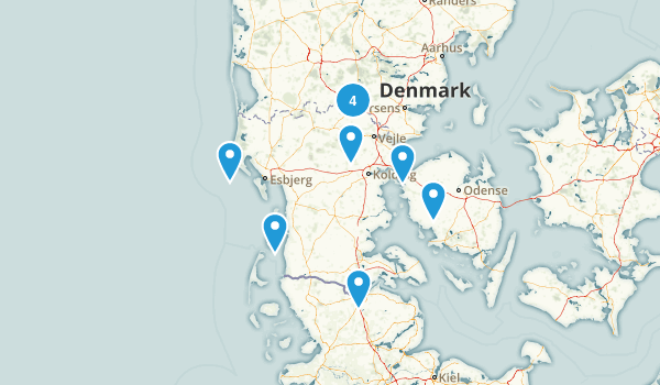 Syddanmark, Denmark Map