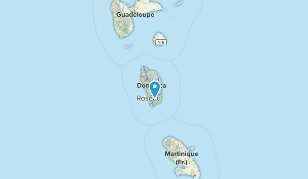 Saint David, Dominique Map