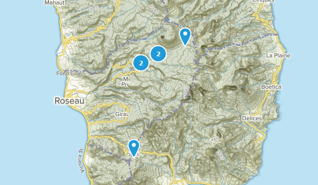 Saint George, Dominica Map