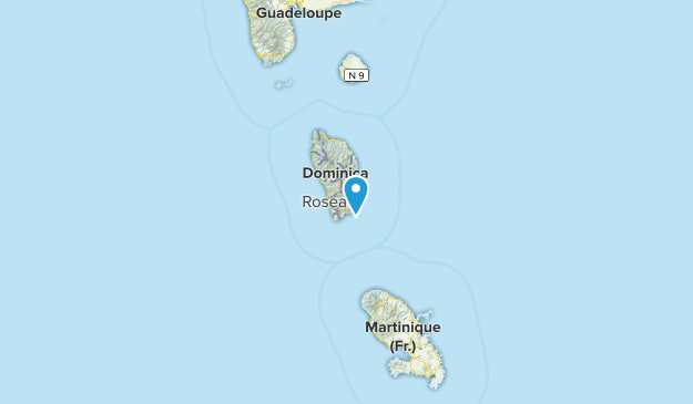 Saint Patrick, Dominique Map