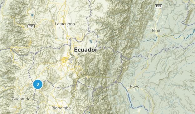 Tungurahua, Ecuador Map