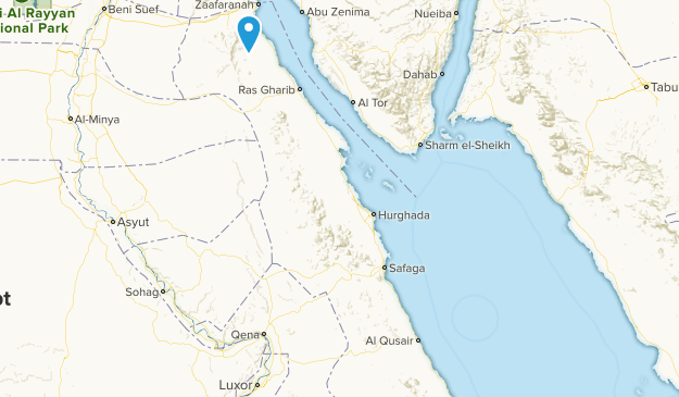 Al Bahr al Ahmar, Egypt Map