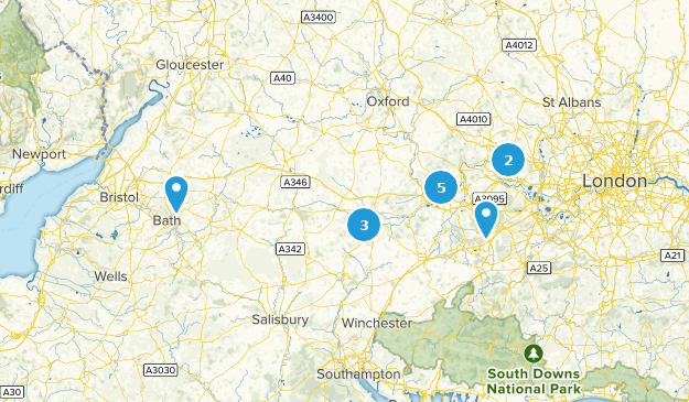 Berkshire, England Map