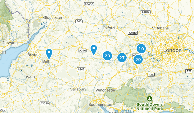 Berkshire, England Map