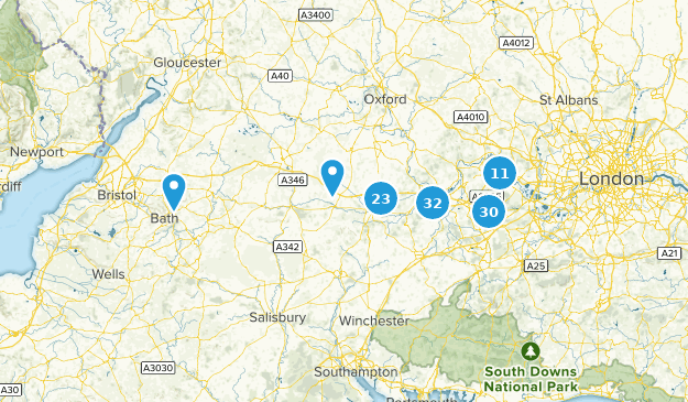 Berkshire, Inglaterra Map