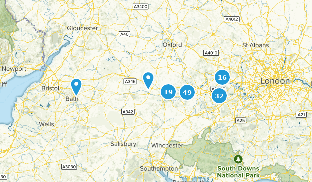 Berkshire, England Map