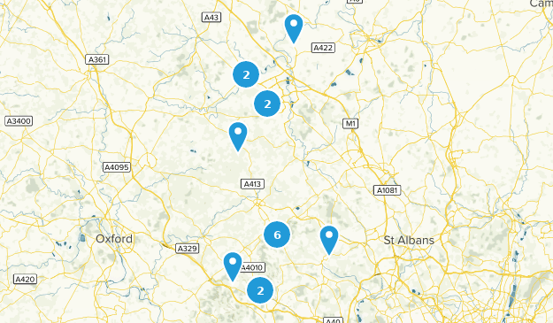 Buckinghamshire, Angleterre Map