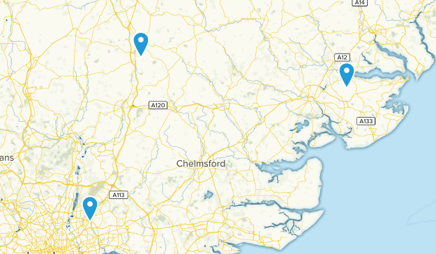 Essex, England Map