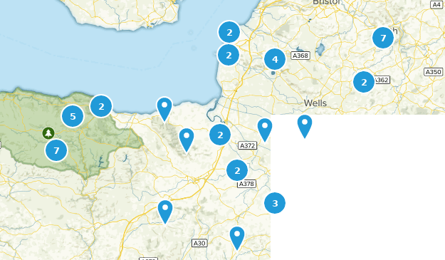 Somerset, Inglaterra Map
