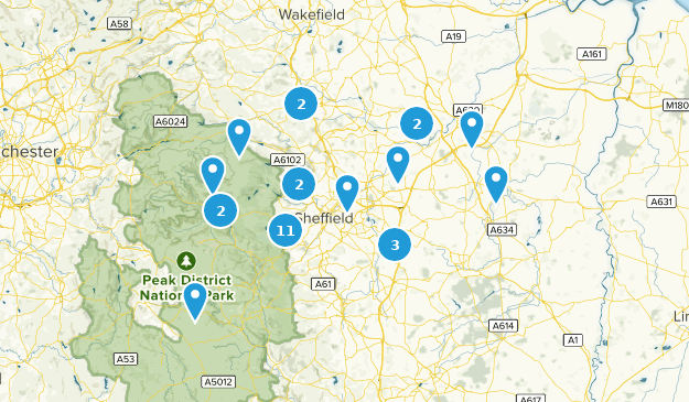 South Yorkshire, England Map