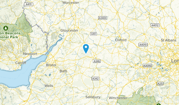 Swindon, England Map