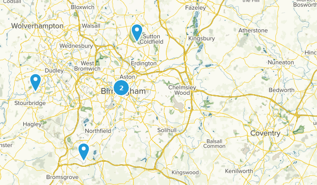West Midlands, England Map
