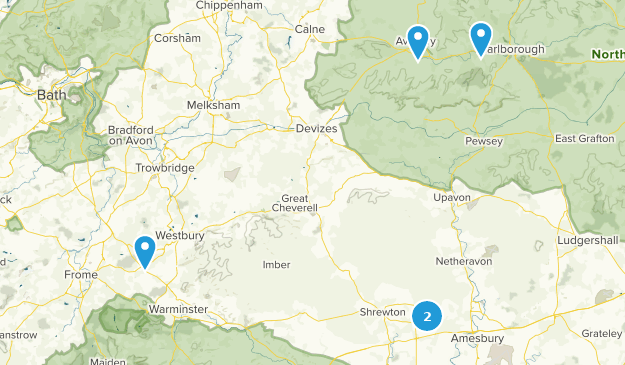 Wiltshire, England Map