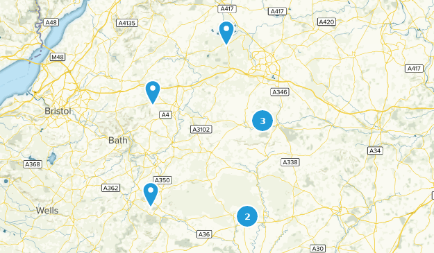 Wiltshire, England Map