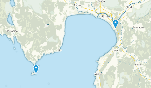 Pärnumaa, Estland Map