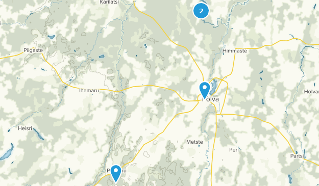 Põlva, Estonie Map