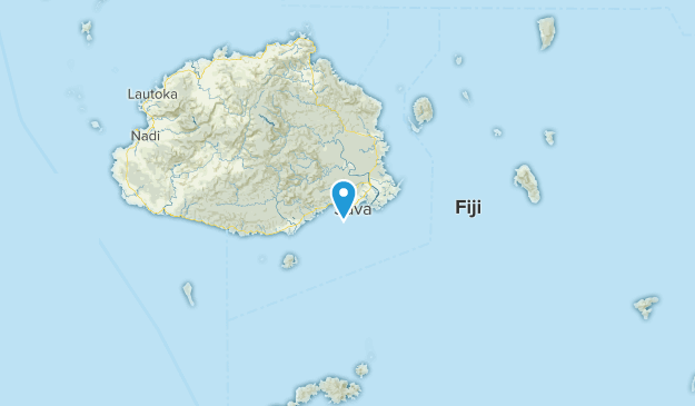 Central, Fidji Map
