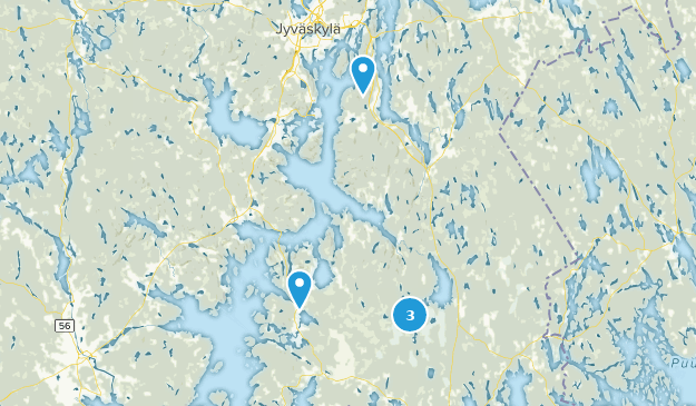 Mittelfinnland, Finnland Map