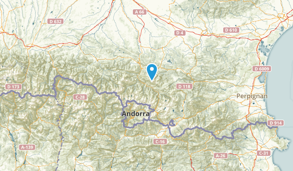 Ariège, France Map