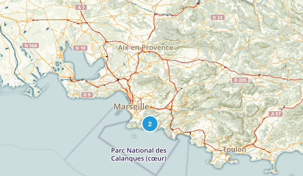 Bouches-du-Rhône, France Map
