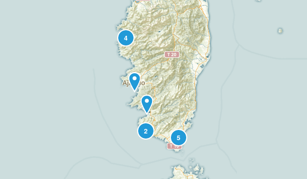 Corse-du-Sud, France Map