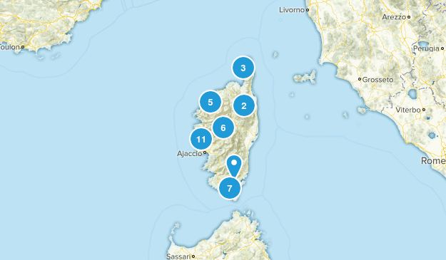 Corsica, France Map