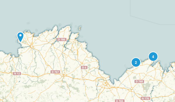 Côtes-d'Armor, France Map