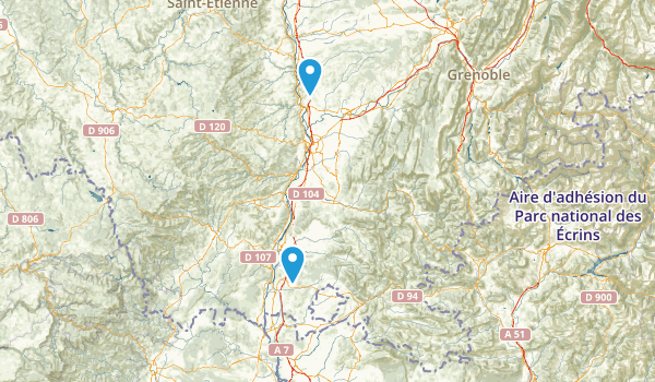 Drôme, France Map