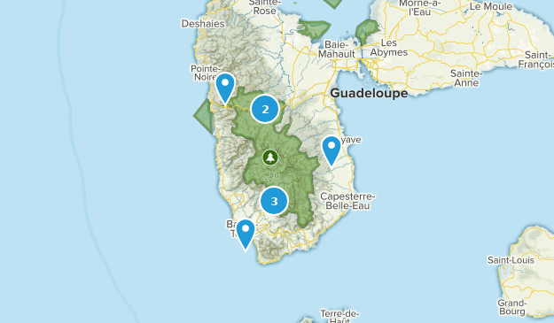 Guadeloupe, France Map