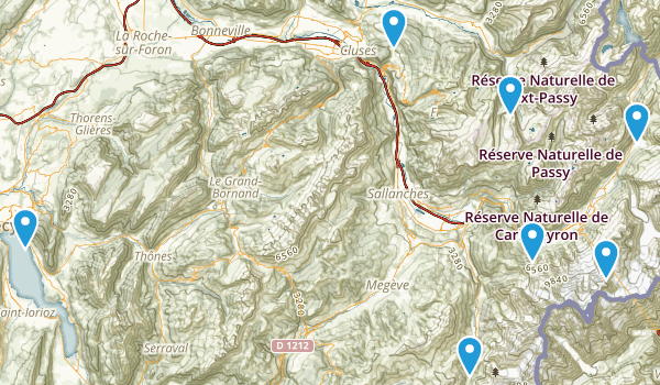 Haute-Savoie, France Map