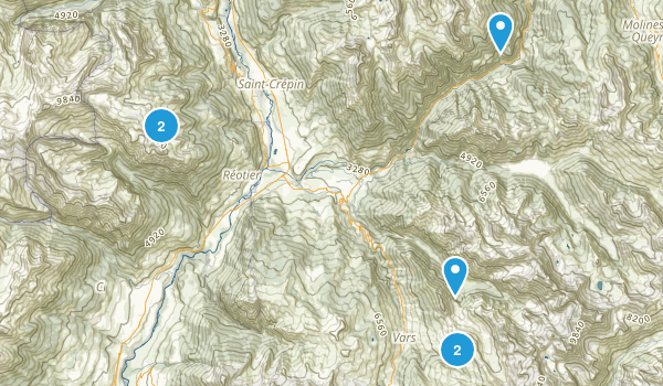 Hautes-Alpes, France Map