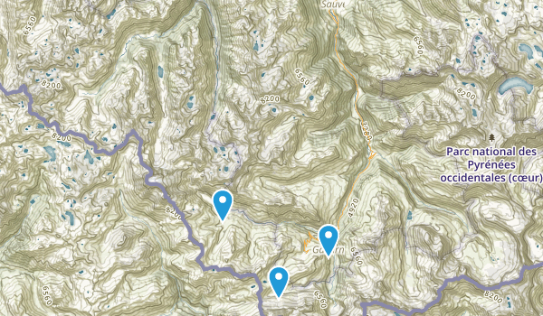 Hautes-Pyrénées, France Map