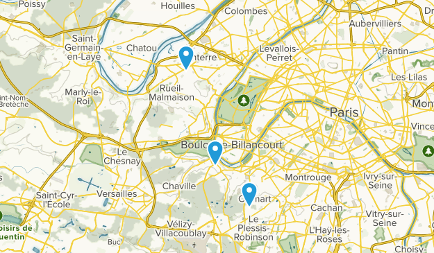 Hauts-de-Seine, France Map