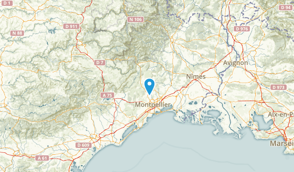 Hérault, France Map