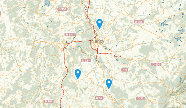 Meurthe-et-Moselle, France Map