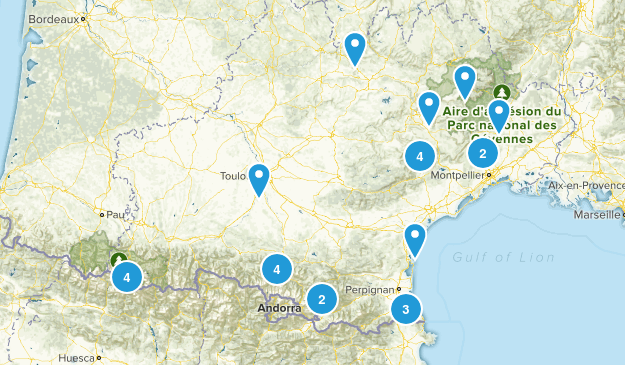 Occitanie, France Map