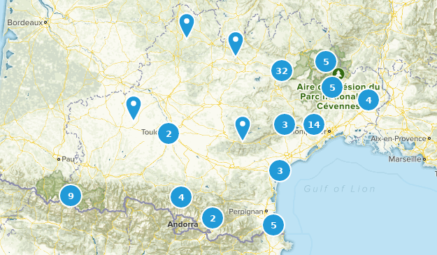 Occitanie, France Map