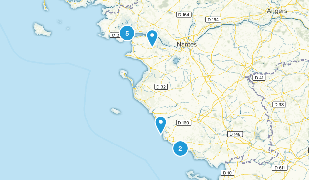 Pays de la Loire, France Map