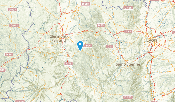 Puy-de-Dôme, France Map