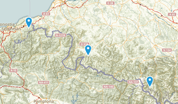 Pyrénées-Atlantiques, France Map