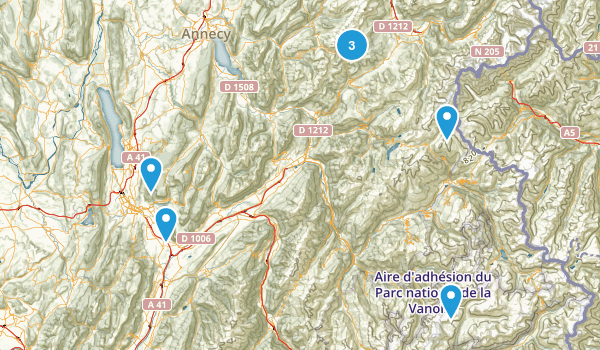 Savoie, France Map
