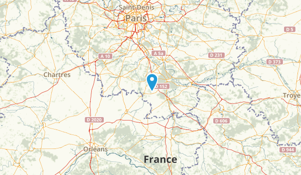 Seine-et-Marne, France Map