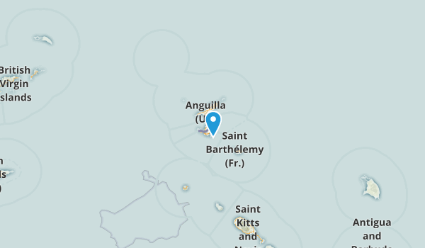 St. Martin, France Map