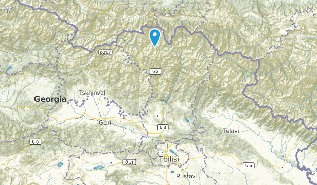 Mtsjeta-Mtianeti, Georgia Map