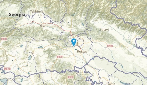 Tbilisi, Georgia Map
