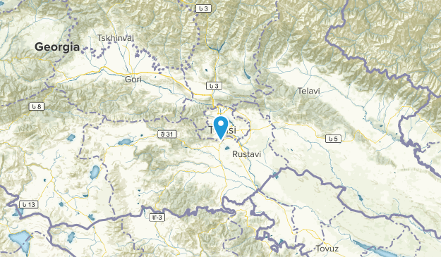 Tiflis, Georgien Map