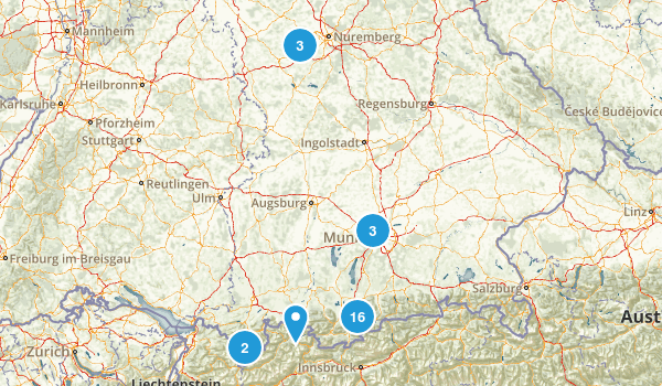 Bayern, Germany Map