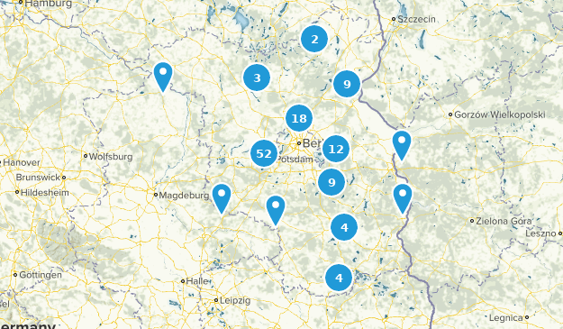 Brandebourg, Allemagne Map