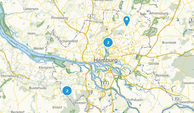 Hamburg, Deutschland Map
